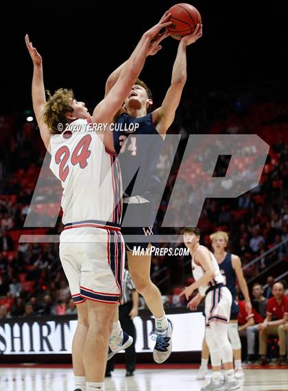 Thumbnail 3 in Woods Cross vs. Springville (UHSAA 5A Semifinal) photogallery.