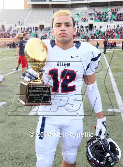 Thumbnail 2 in Allen vs. Trinity (UIL 6A D1 Quarterfinal) photogallery.
