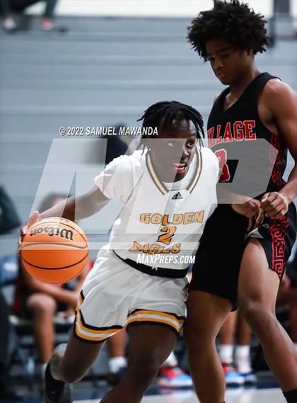 Thumbnail 3 in Village Christian vs King/Drew (20th Annual Rose City Round Ball Classic) photogallery.