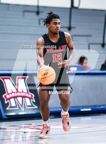 Thumbnail 2 in Village Christian vs King/Drew (20th Annual Rose City Round Ball Classic) photogallery.