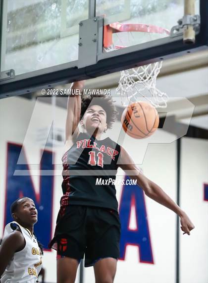 Thumbnail 1 in Village Christian vs King/Drew (20th Annual Rose City Round Ball Classic) photogallery.