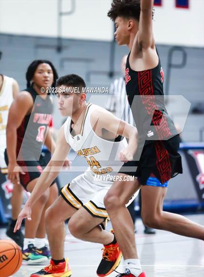 Thumbnail 1 in Village Christian vs King/Drew (20th Annual Rose City Round Ball Classic) photogallery.