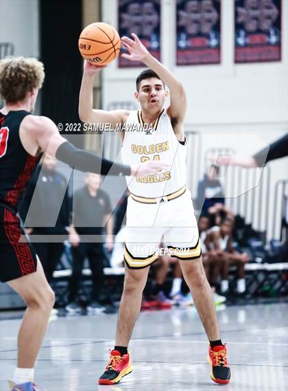 Thumbnail 3 in Village Christian vs King/Drew (20th Annual Rose City Round Ball Classic) photogallery.