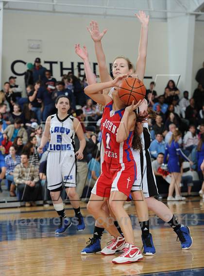 Thumbnail 2 in St. John's Christian Academy vs. James Island Christian photogallery.