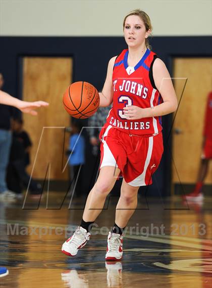 Thumbnail 2 in St. John's Christian Academy vs. James Island Christian photogallery.