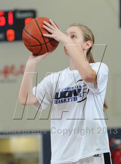 Thumbnail 3 in St. John's Christian Academy vs. James Island Christian photogallery.