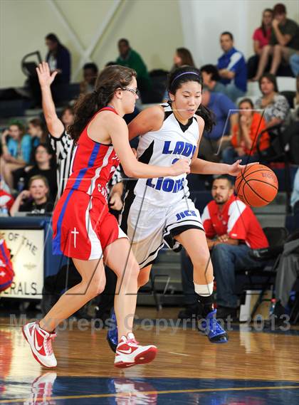 Thumbnail 2 in St. John's Christian Academy vs. James Island Christian photogallery.