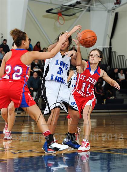 Thumbnail 2 in St. John's Christian Academy vs. James Island Christian photogallery.