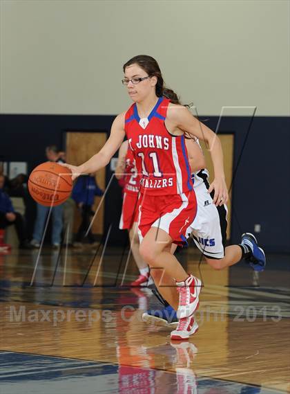 Thumbnail 2 in St. John's Christian Academy vs. James Island Christian photogallery.