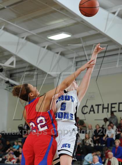Thumbnail 3 in St. John's Christian Academy vs. James Island Christian photogallery.