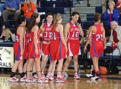 Thumbnail 3 in St. John's Christian Academy vs. James Island Christian photogallery.