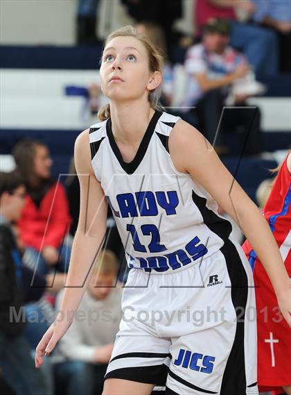 Thumbnail 2 in St. John's Christian Academy vs. James Island Christian photogallery.