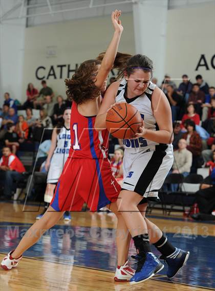 Thumbnail 1 in St. John's Christian Academy vs. James Island Christian photogallery.