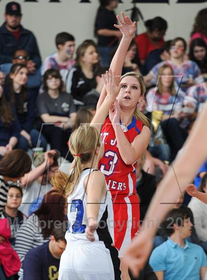 Thumbnail 2 in St. John's Christian Academy vs. James Island Christian photogallery.