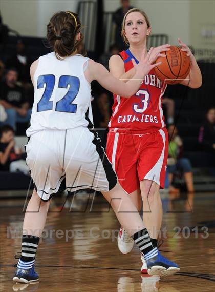 Thumbnail 3 in St. John's Christian Academy vs. James Island Christian photogallery.