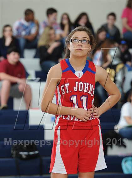 Thumbnail 3 in St. John's Christian Academy vs. James Island Christian photogallery.
