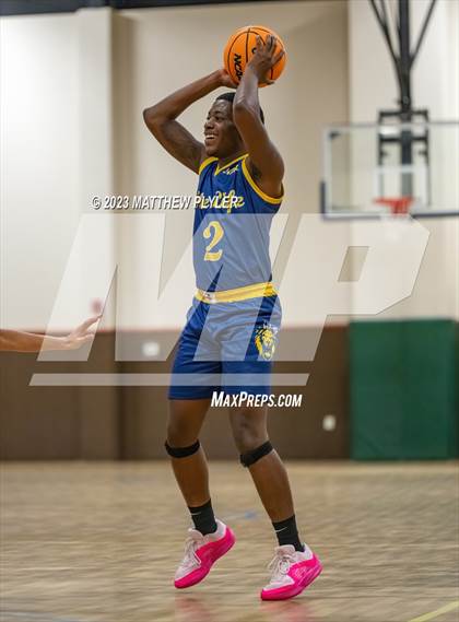 Thumbnail 3 in New Life Christian Academy vs. James Cardinal McGuigan (Veterans Showcase) photogallery.
