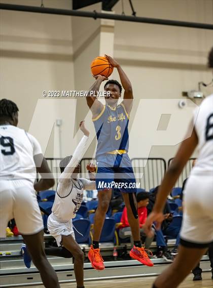 Thumbnail 1 in New Life Christian Academy vs. James Cardinal McGuigan (Veterans Showcase) photogallery.