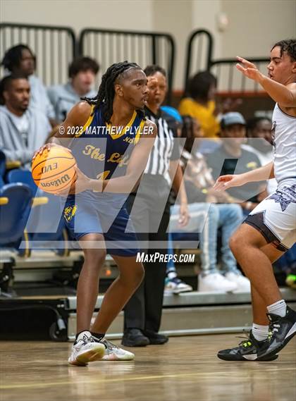 Thumbnail 2 in New Life Christian Academy vs. James Cardinal McGuigan (Veterans Showcase) photogallery.