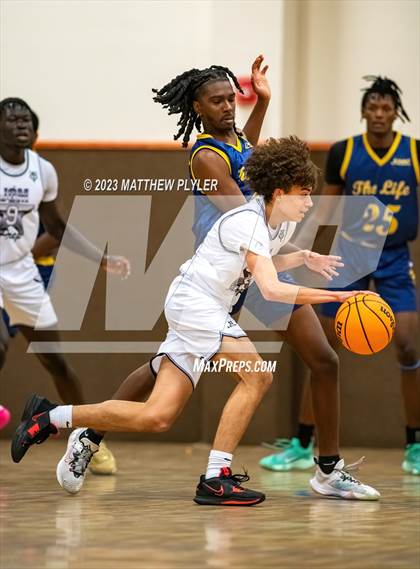 Thumbnail 1 in New Life Christian Academy vs. James Cardinal McGuigan (Veterans Showcase) photogallery.