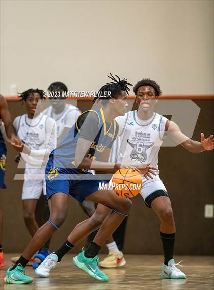 Thumbnail 1 in New Life Christian Academy vs. James Cardinal McGuigan (Veterans Showcase) photogallery.