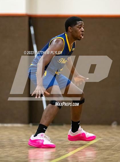 Thumbnail 2 in New Life Christian Academy vs. James Cardinal McGuigan (Veterans Showcase) photogallery.