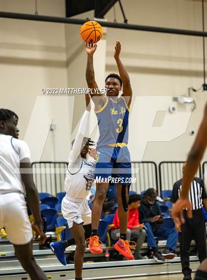 Thumbnail 2 in New Life Christian Academy vs. James Cardinal McGuigan (Veterans Showcase) photogallery.