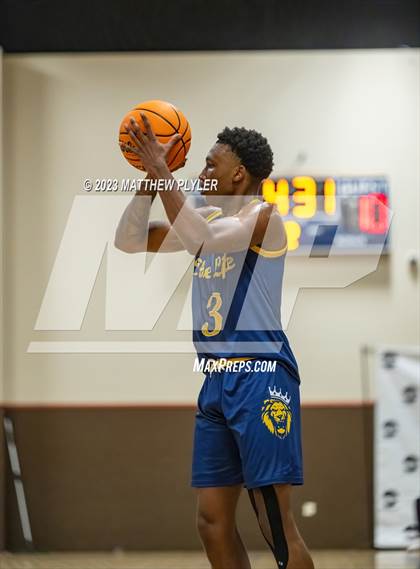 Thumbnail 2 in New Life Christian Academy vs. James Cardinal McGuigan (Veterans Showcase) photogallery.