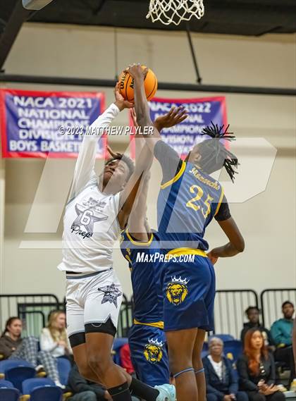 Thumbnail 3 in New Life Christian Academy vs. James Cardinal McGuigan (Veterans Showcase) photogallery.