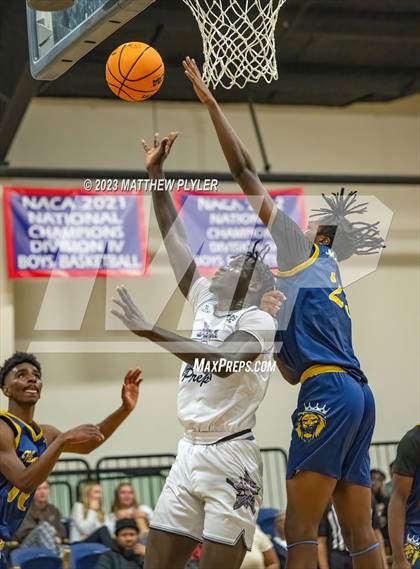 Thumbnail 3 in New Life Christian Academy vs. James Cardinal McGuigan (Veterans Showcase) photogallery.