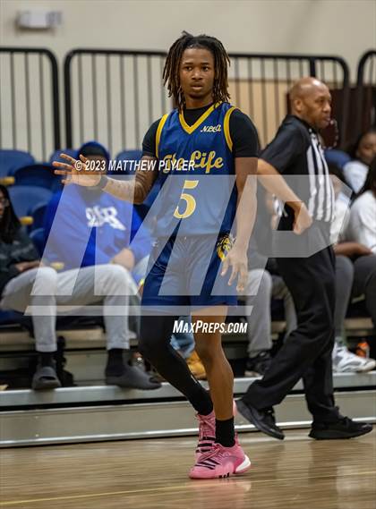 Thumbnail 1 in New Life Christian Academy vs. James Cardinal McGuigan (Veterans Showcase) photogallery.