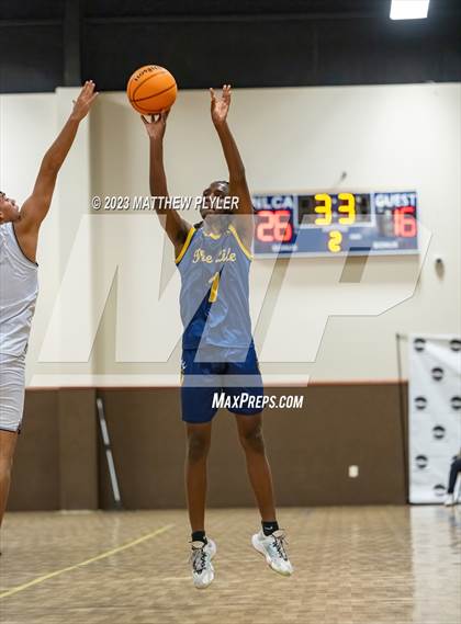 Thumbnail 1 in New Life Christian Academy vs. James Cardinal McGuigan (Veterans Showcase) photogallery.