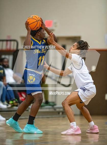 Thumbnail 3 in New Life Christian Academy vs. James Cardinal McGuigan (Veterans Showcase) photogallery.