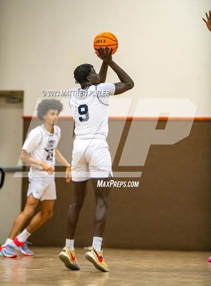 Thumbnail 2 in New Life Christian Academy vs. James Cardinal McGuigan (Veterans Showcase) photogallery.