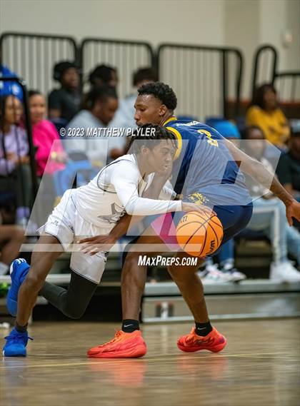 Thumbnail 2 in New Life Christian Academy vs. James Cardinal McGuigan (Veterans Showcase) photogallery.