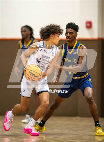Thumbnail 3 in New Life Christian Academy vs. James Cardinal McGuigan (Veterans Showcase) photogallery.