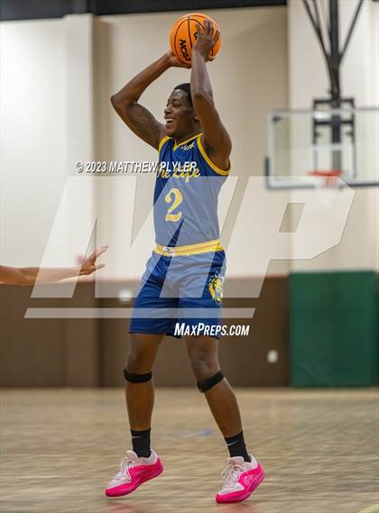 Thumbnail 1 in New Life Christian Academy vs. James Cardinal McGuigan (Veterans Showcase) photogallery.