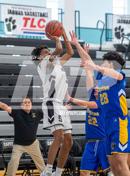 Thumbnail 2 in Cottonwood Classical Prep vs. Aztec ( Al Armendariz Tournament at Capital ) photogallery.