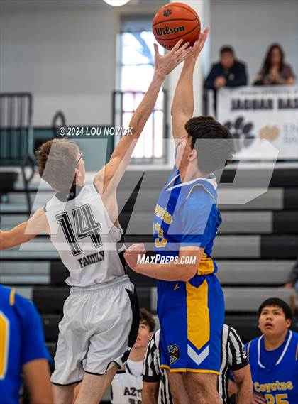 Thumbnail 1 in Cottonwood Classical Prep vs. Aztec ( Al Armendariz Tournament at Capital ) photogallery.