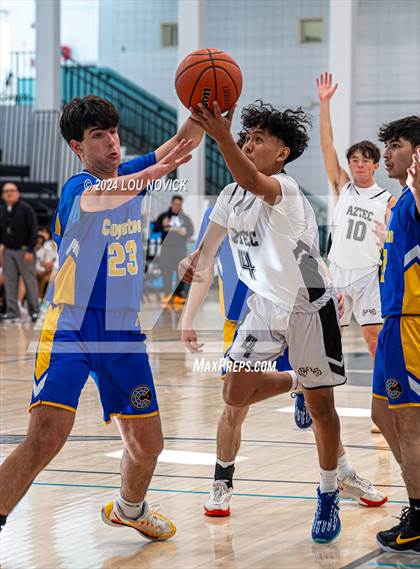 Thumbnail 1 in Cottonwood Classical Prep vs. Aztec ( Al Armendariz Tournament at Capital ) photogallery.