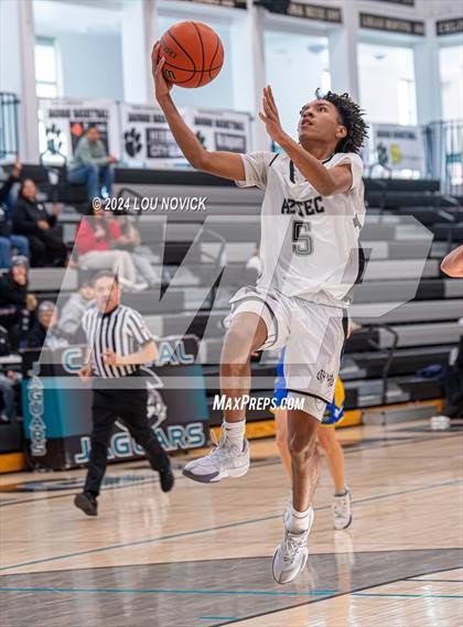 Thumbnail 1 in Cottonwood Classical Prep vs. Aztec ( Al Armendariz Tournament at Capital ) photogallery.