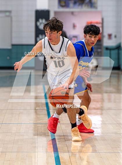 Thumbnail 1 in Cottonwood Classical Prep vs. Aztec ( Al Armendariz Tournament at Capital ) photogallery.