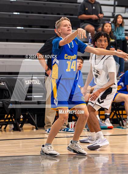 Thumbnail 2 in Cottonwood Classical Prep vs. Aztec ( Al Armendariz Tournament at Capital ) photogallery.