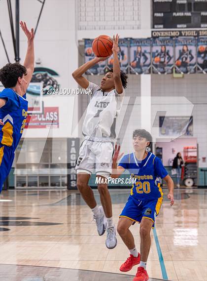 Thumbnail 3 in Cottonwood Classical Prep vs. Aztec ( Al Armendariz Tournament at Capital ) photogallery.