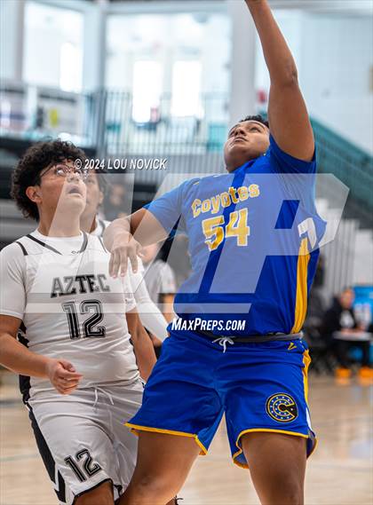 Thumbnail 3 in Cottonwood Classical Prep vs. Aztec ( Al Armendariz Tournament at Capital ) photogallery.