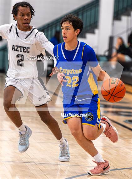 Thumbnail 1 in Cottonwood Classical Prep vs. Aztec ( Al Armendariz Tournament at Capital ) photogallery.