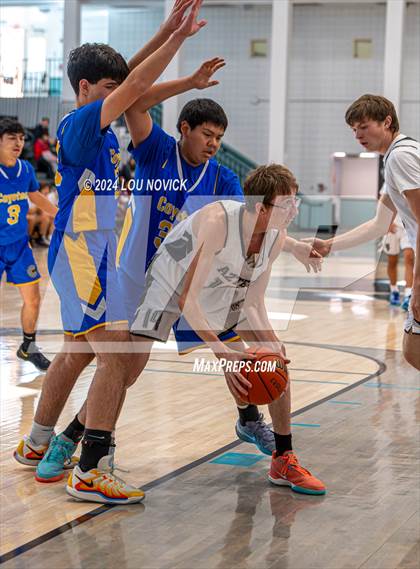 Thumbnail 1 in Cottonwood Classical Prep vs. Aztec ( Al Armendariz Tournament at Capital ) photogallery.