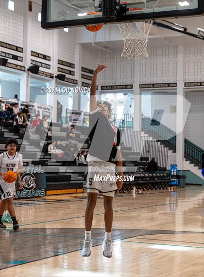 Thumbnail 1 in Cottonwood Classical Prep vs. Aztec ( Al Armendariz Tournament at Capital ) photogallery.