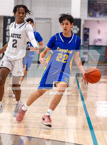 Thumbnail 1 in Cottonwood Classical Prep vs. Aztec ( Al Armendariz Tournament at Capital ) photogallery.