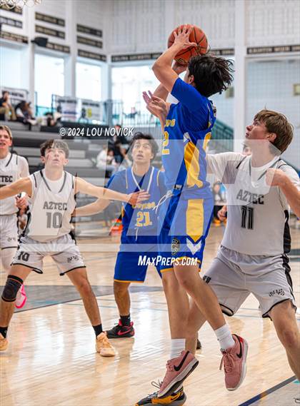 Thumbnail 3 in Cottonwood Classical Prep vs. Aztec ( Al Armendariz Tournament at Capital ) photogallery.